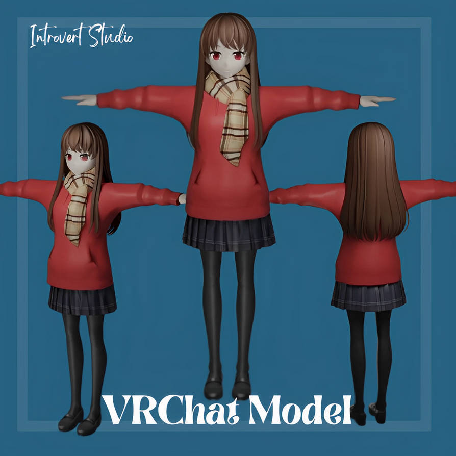 Helena VRChat Model by IntrovertStudio on DeviantArt