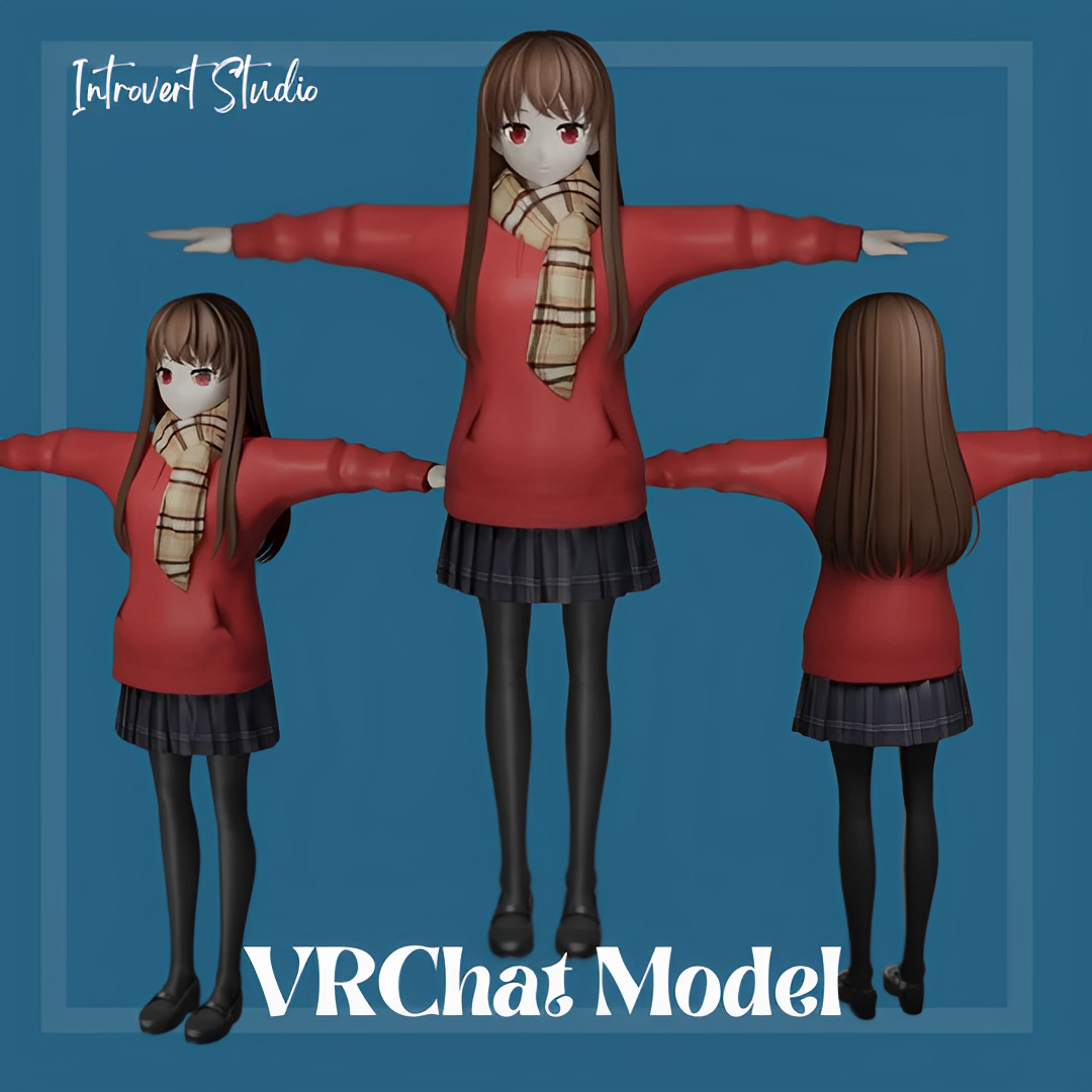 Vrchat Modol Helena VRChat Model by IntrovertStudio on DeviantArt