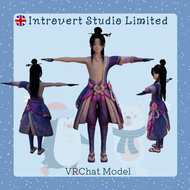 VRChat Model by IntrovertStudio on DeviantArt