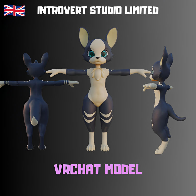 Vrchat Basic Model VRChat Model by IntrovertStudio on DeviantArt