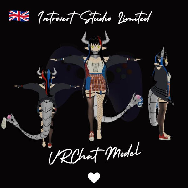 Vrchat Modol VRChat Model by IntrovertStudio on DeviantArt