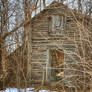 Old Abandoned Log Cabin