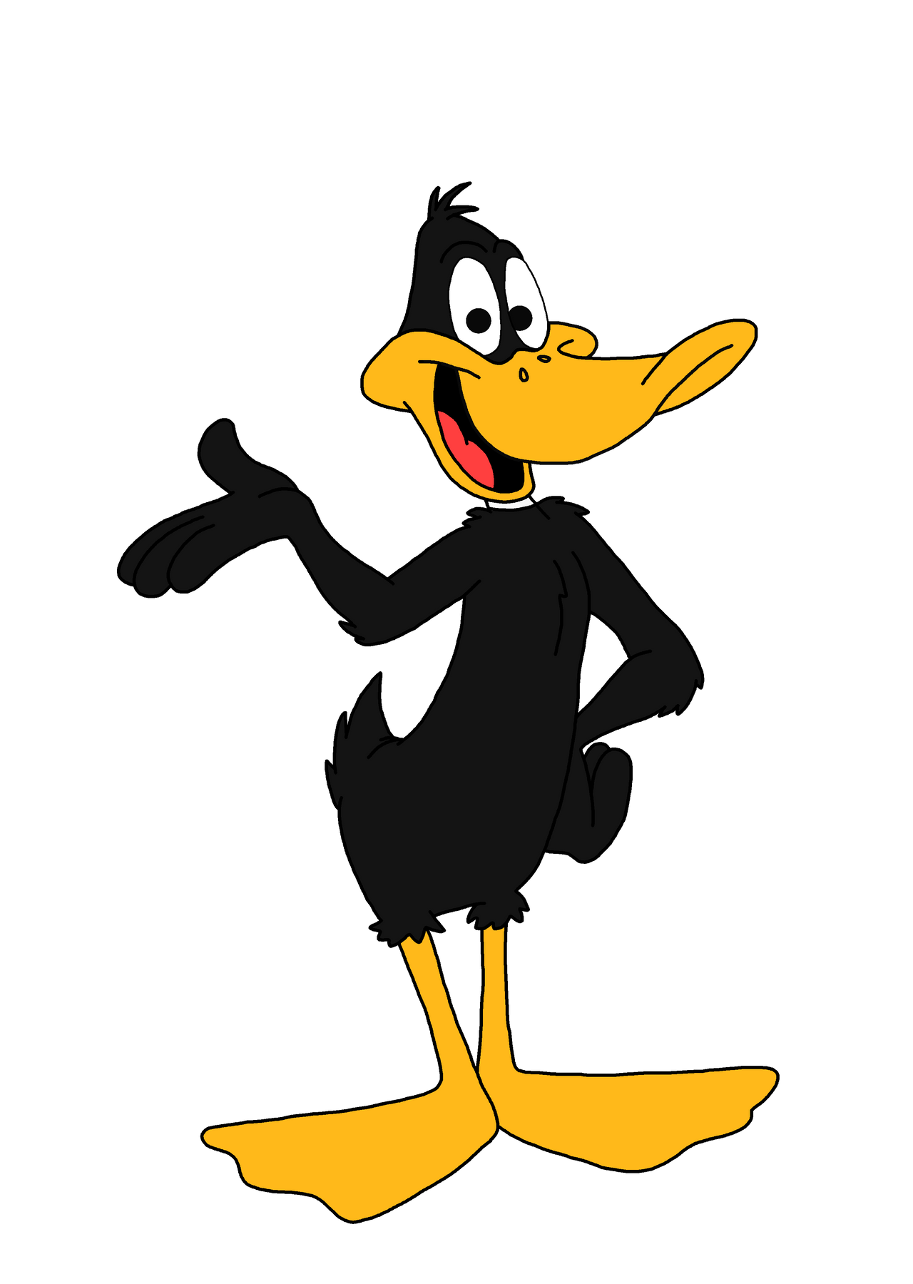 Daffy Duck by DeeTommCartoons on DeviantArt