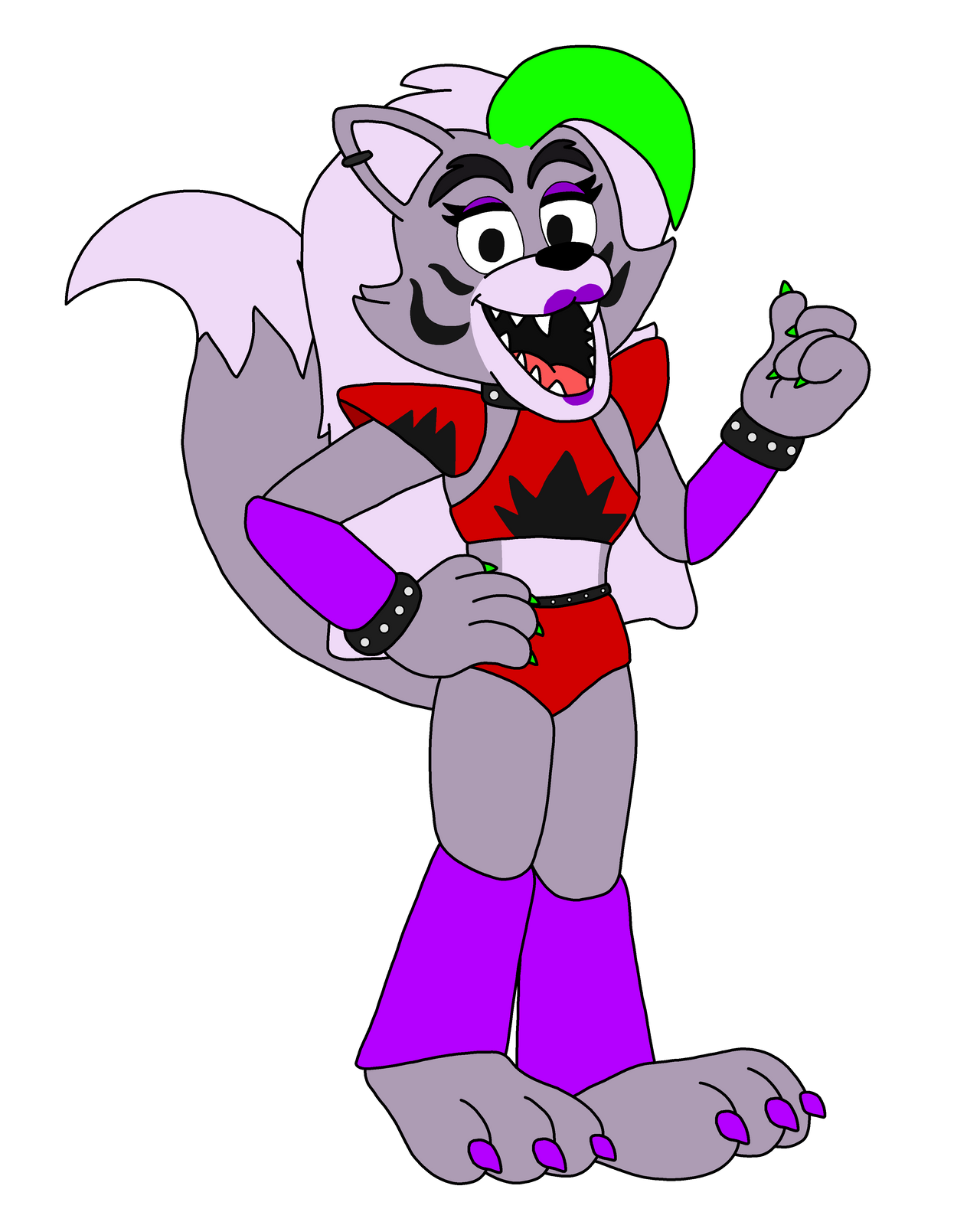 Roxanne Wolf by DeeTommCartoons on DeviantArt