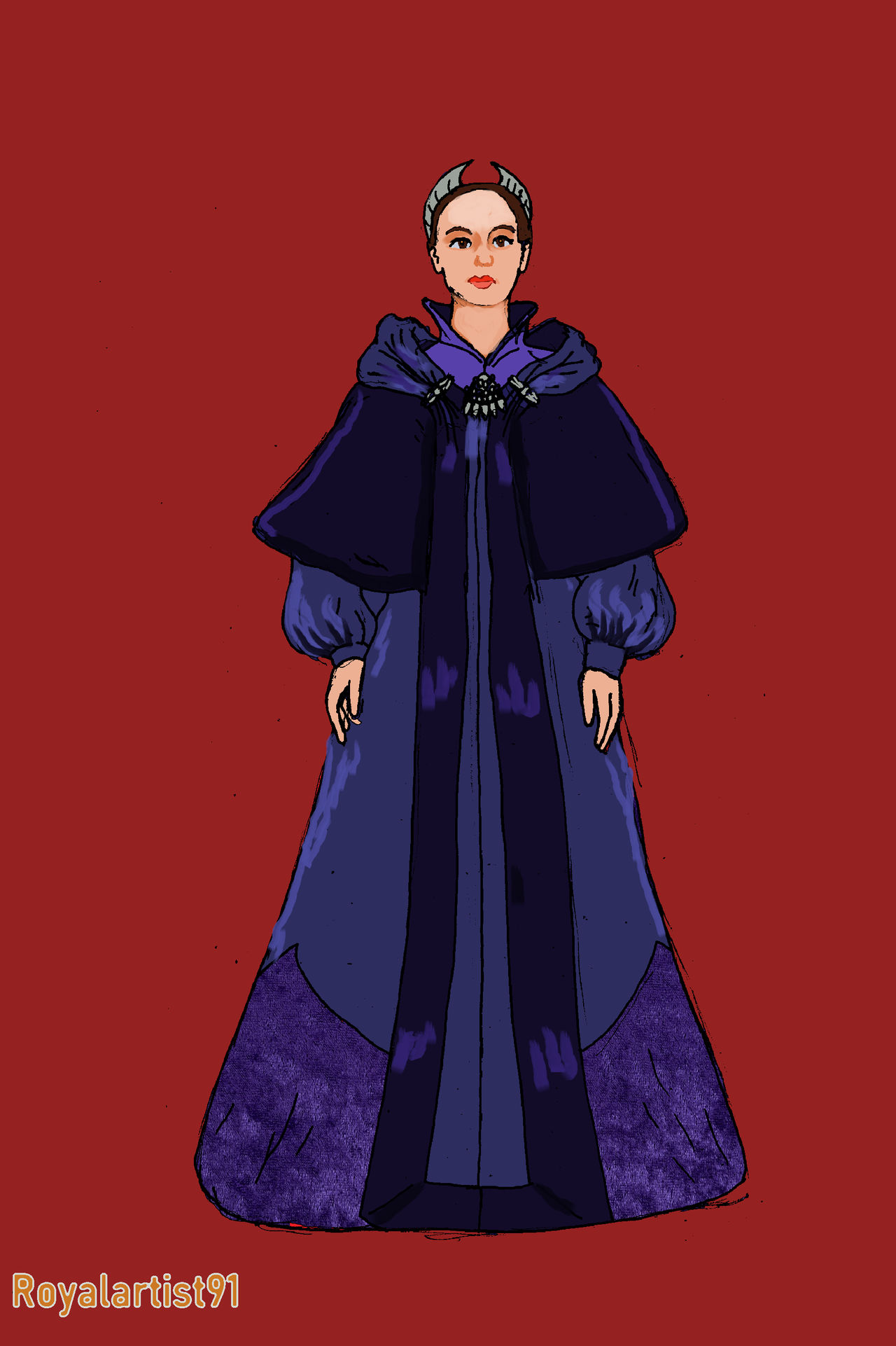 Padme Amidala (Purple senate gown) by RoyalArtist91 on DeviantArt Padme Amidala (Purple senate gown) by RoyalArtist91 on DeviantArt