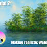 Krita - Making realistic Water Reflection