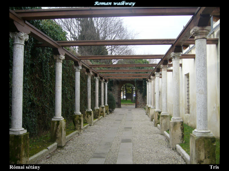Roman walkway by Tristanix on DeviantArt