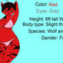 Ref Sheet (Wolf anthro)