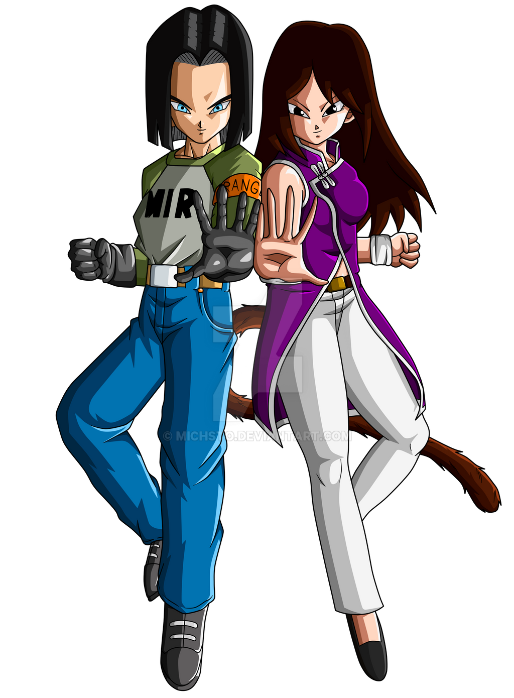 Android 17 And Kiara By Michsto On DeviantArt android-17-and-kiara-by-michsto-on-deviantart