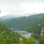 River flow through the mountains of Greece