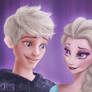 Elsa and Jack Frost