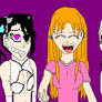 Original Orihime with Arrancar Girls