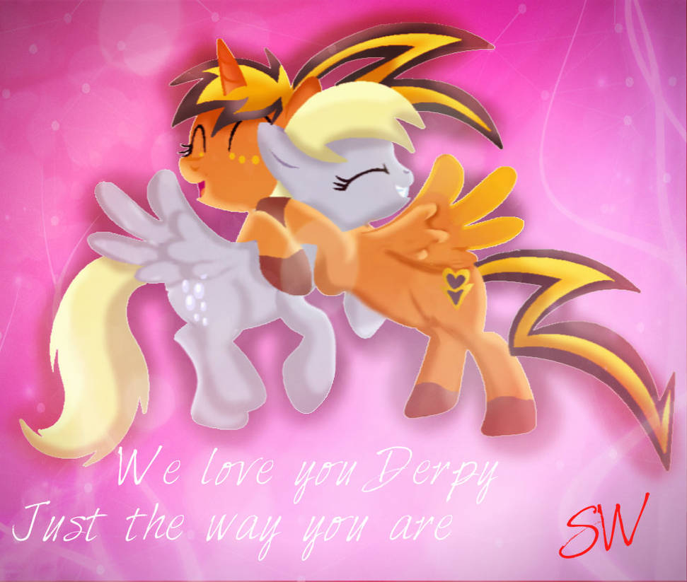 Derpy Love We Love Derpy by SamanthaWolfox on DeviantArt