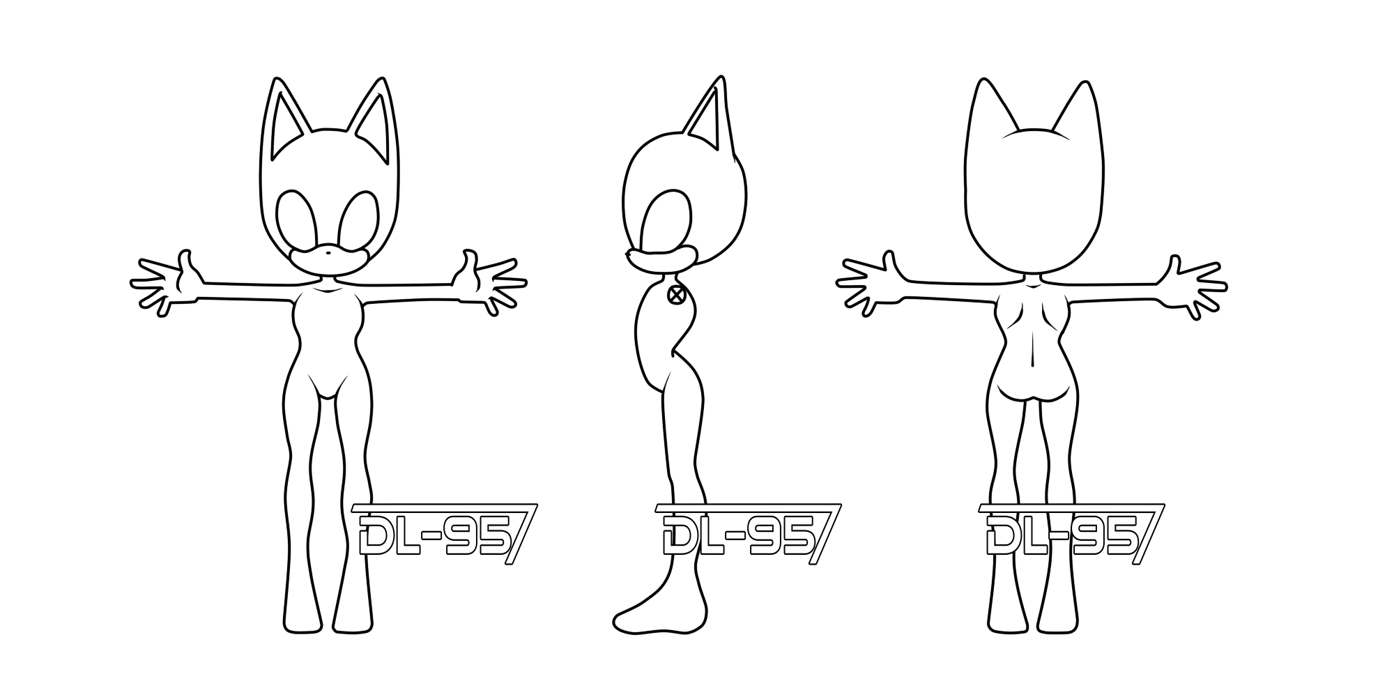 Body Base Rcat Ref New Reference Pose Base by DL-95 on DeviantArt