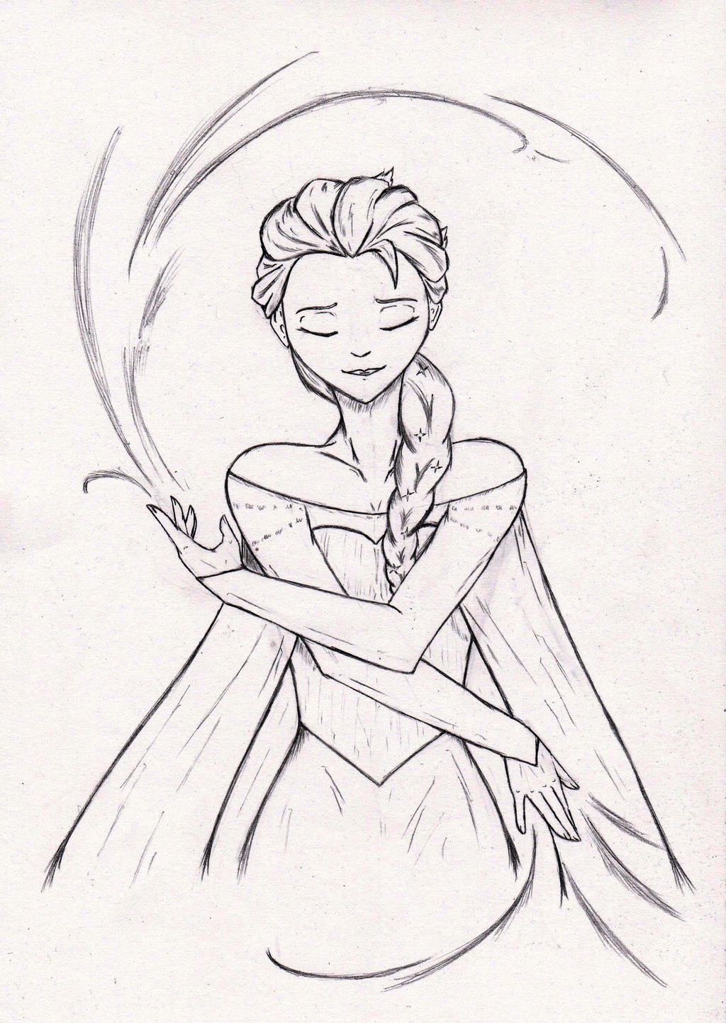 The cold never bothered me anyway by Artep89 on DeviantArt