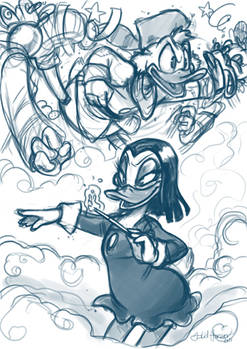 Scrooge and Magica