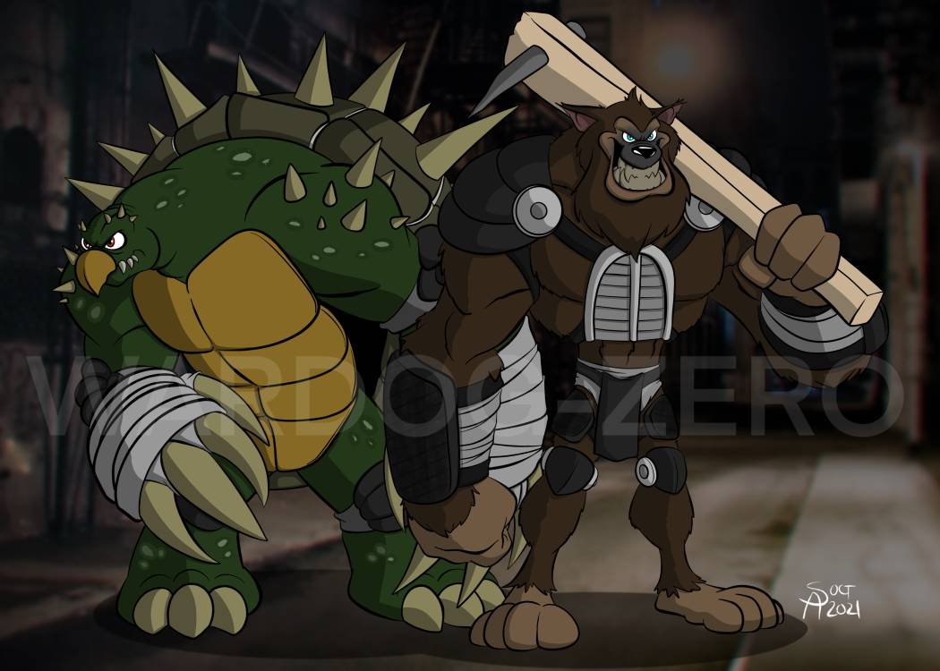 Tokka and Rahzar by wardog-zero on DeviantArt