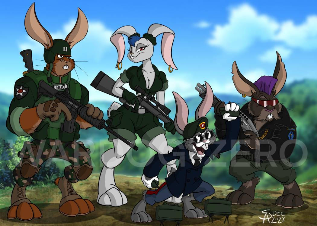 Gun Bunnies by wardog-zero on DeviantArt
