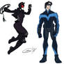 Catwoman and Nightwing