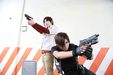 Leon Scott Kennedy and Claire Redfield