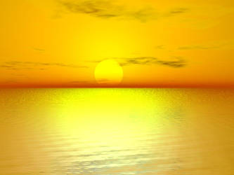 3D Sunset