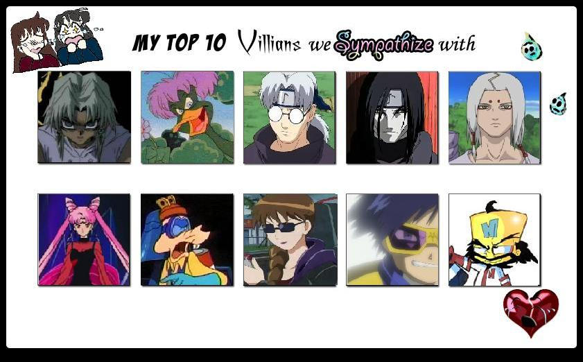 Top 10 Villains I Sympathize With Meme by StellarFairy on DeviantArt