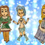 Gift: Pauline, Sailor Mercury and Aurora