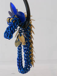 Blue and Gold Little Dragon 1