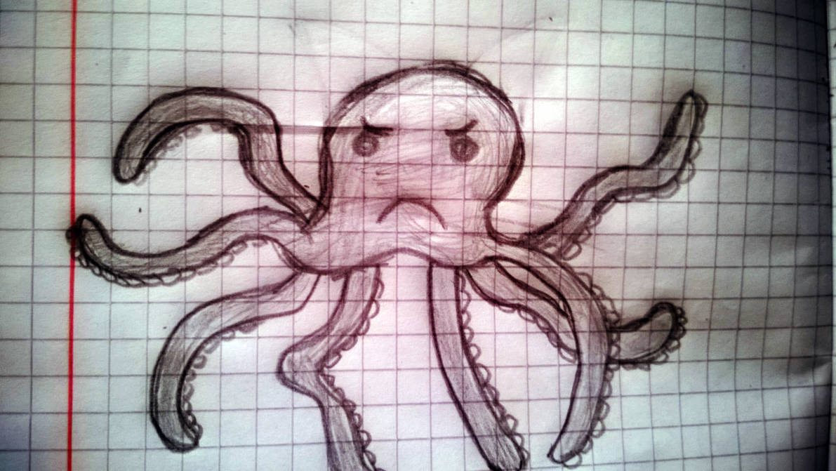Angry octopus! by Fantazic on DeviantArt