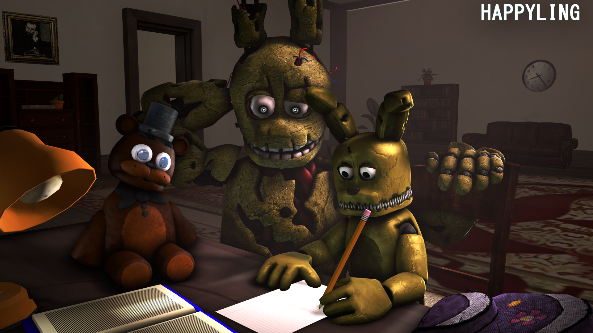 FNaF - Fun with Plushtrap by ZackAmperez on DeviantArt