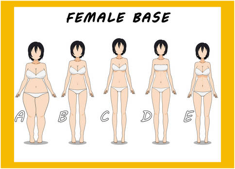 [KISEKAE EXPORTS] FEMALE BASE