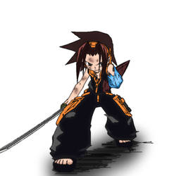 Yoh Asakura (Left arm frozen)