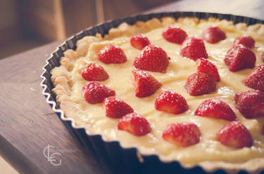 Tarte Vanille/Fraise - Strawberry Pie