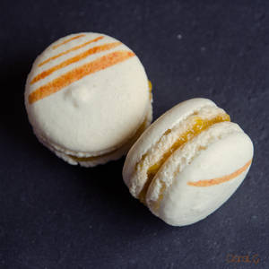 Macarons a la peche 2/2