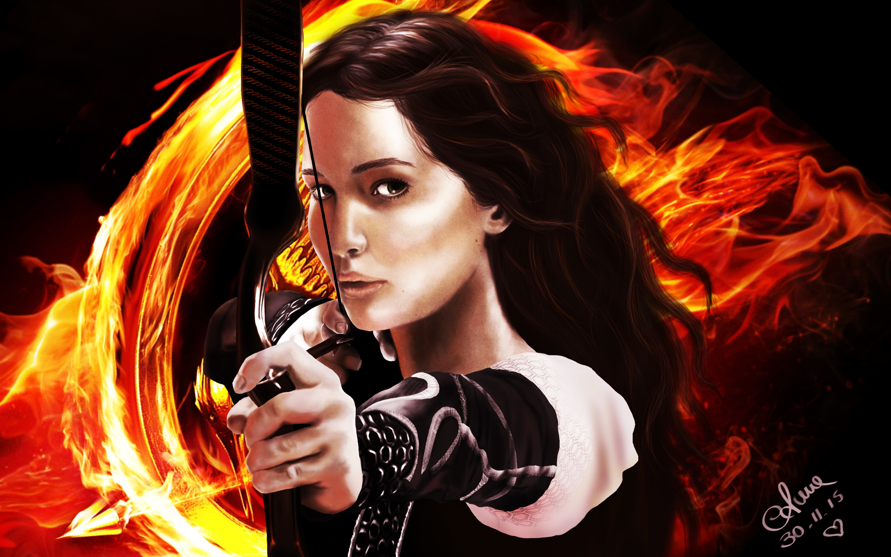 Katniss Everdeen - Hunger Games by annaluci