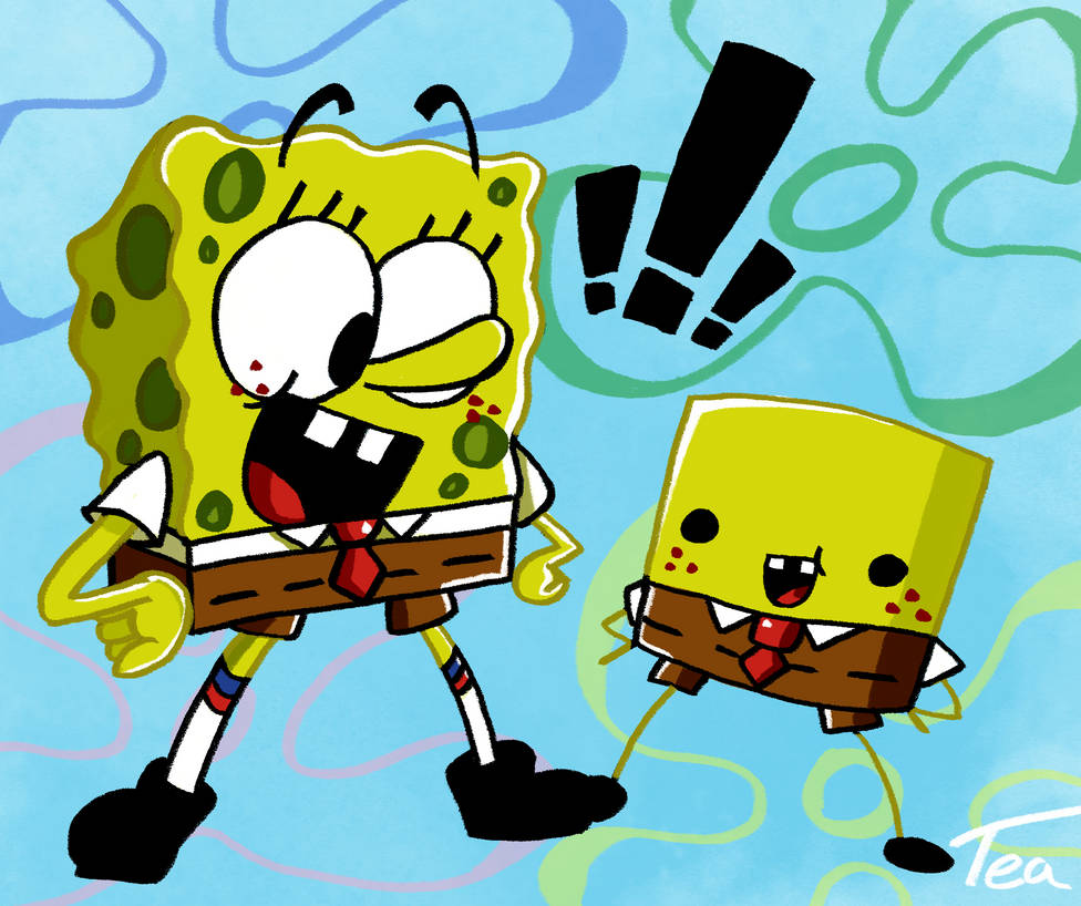 Stickman Sponge Spongebob + Stickbob by Teacrummbs on DeviantArt