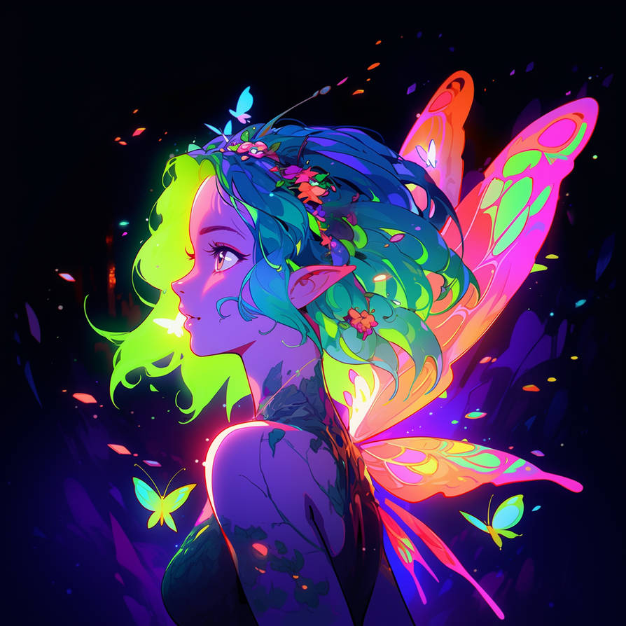 Freya Rapture Neon Neon Fairy by LittleNeonKitten on DeviantArt