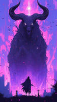 Neon Purple Demon