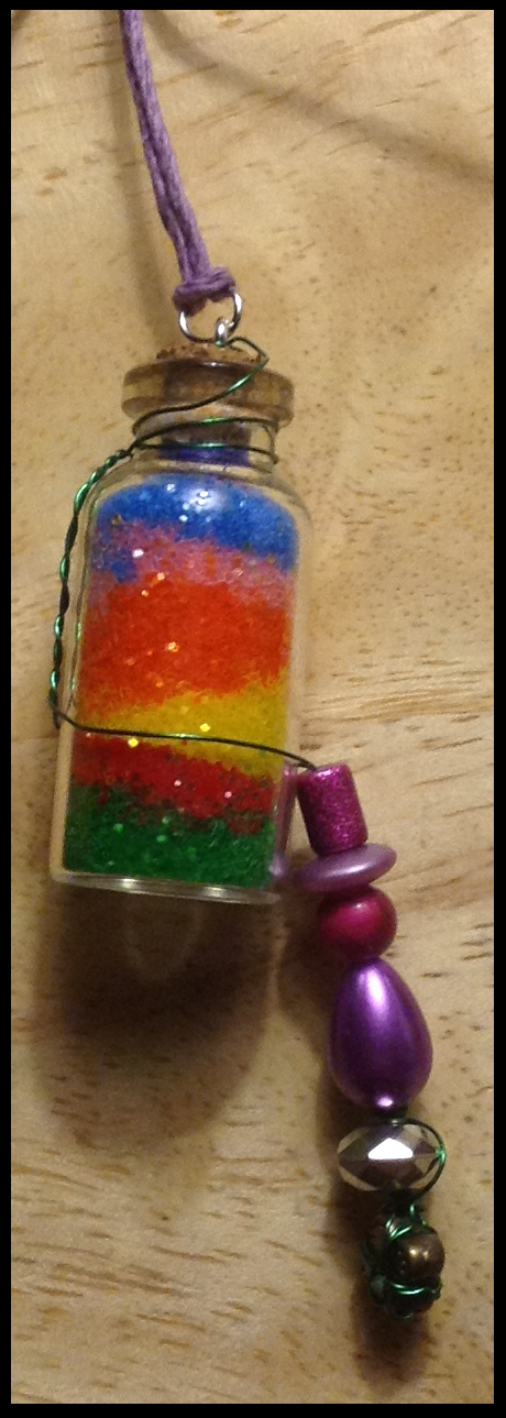 Bottle Necklace Royal Fairy Dust