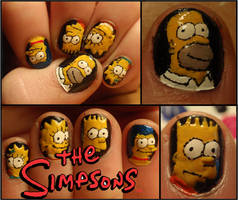 the simpsons nails