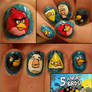 angry birds nails