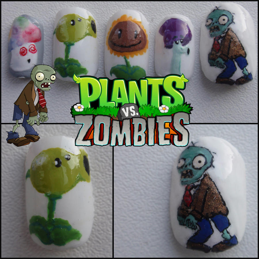 plants vs zombies nails