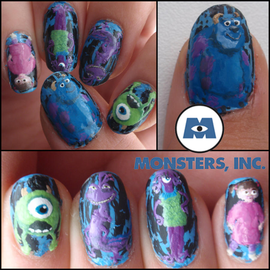 Monsters Inc. nails