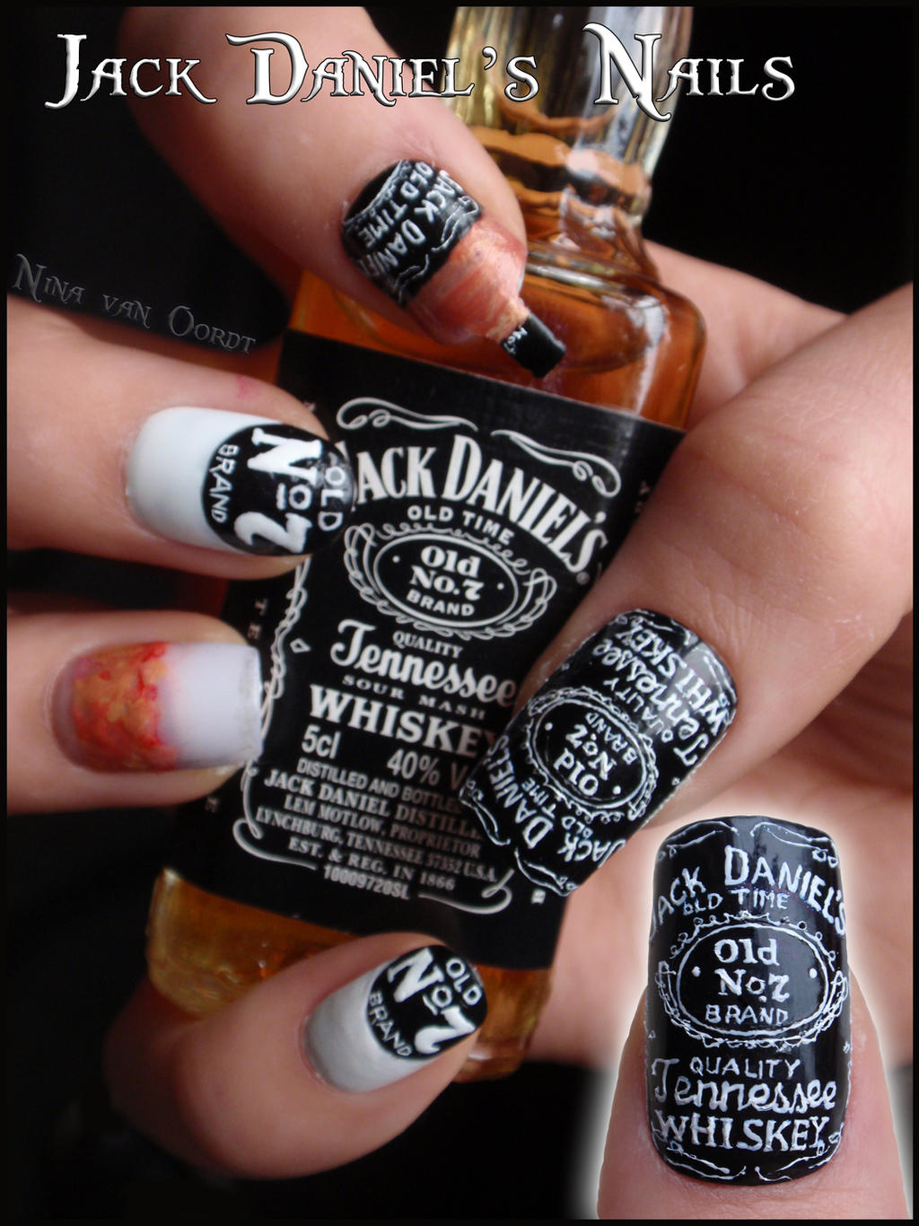Jack Daniel's nails