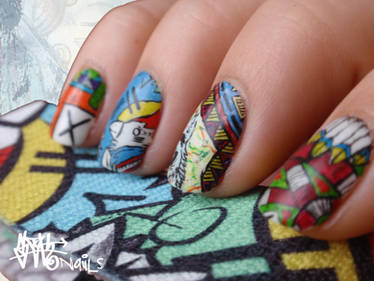 SLOTH inspired Nail art pt. III