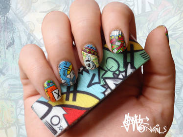 SLOTH inspired Nail art pt. IV