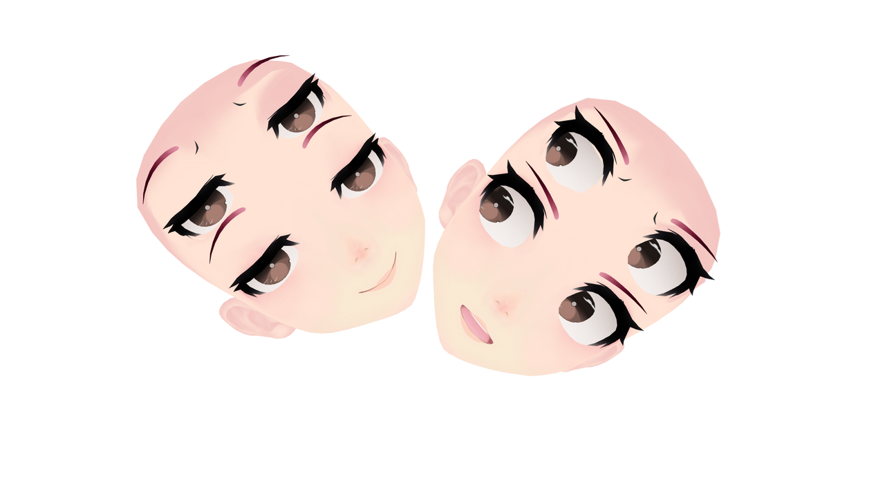anime head, hair, eyes base by 3nViixx on DeviantArt