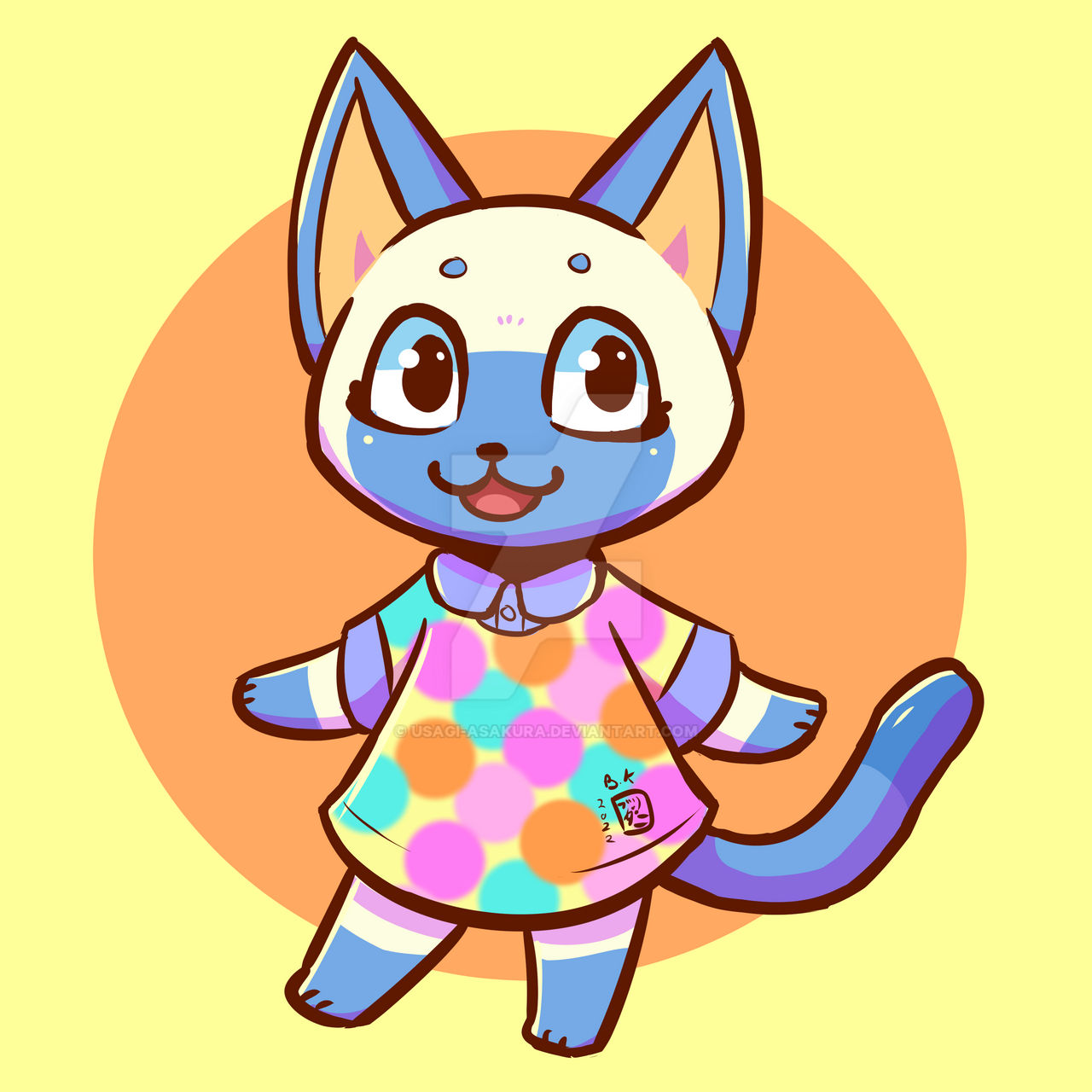 Huevember 2022 - Day 2: Mitzy Cat by Usagi-Asakura on DeviantArt