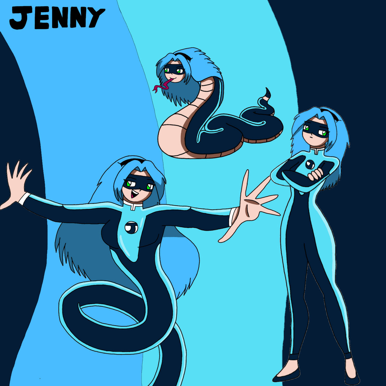 Elastic Jenny (new design) by jarensalinas67 on DeviantArt