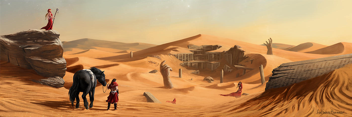 Desert Colossus by AnthonyPismarov on DeviantArt